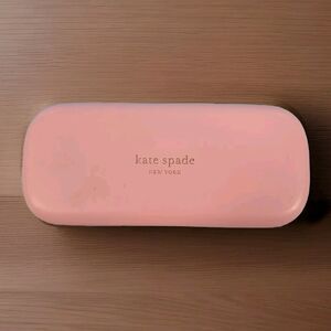 Kate Spade New York Pink Eyeglasses Ir Sunglasses Hard Case Flip Top Felt Lining